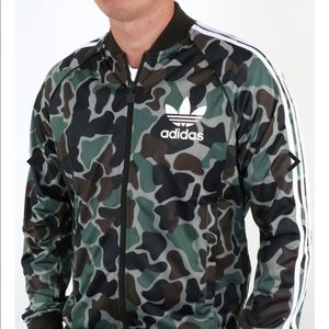 adidas superstar camo jacket